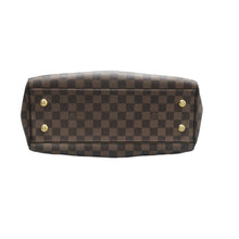 Load image into Gallery viewer, LOUIS VUITTON Trevi Damier Ebene Canvas Satchel Bag Brown
