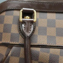 Load image into Gallery viewer, LOUIS VUITTON Trevi Damier Ebene Canvas Satchel Bag Brown
