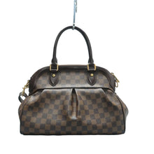 Load image into Gallery viewer, LOUIS VUITTON Trevi Damier Ebene Canvas Satchel Bag Brown
