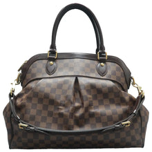 Load image into Gallery viewer, LOUIS VUITTON Trevi Damier Ebene Canvas Satchel Bag Brown
