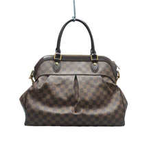 Load image into Gallery viewer, LOUIS VUITTON Trevi Damier Ebene Canvas Satchel Bag Brown
