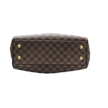 Load image into Gallery viewer, LOUIS VUITTON Trevi Damier Ebene Canvas Satchel Bag Brown
