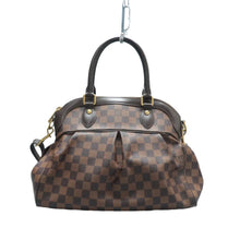 Load image into Gallery viewer, Louis Vuitton Trevi Damier Ebene Canvas Satchel Bag Brown
