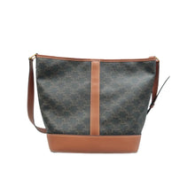 Load image into Gallery viewer, CELINE Triomphe Canvas  Shoulder Bag Brown
