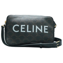 Load image into Gallery viewer, Celine Triomphe Canvas Shoulder Bag Brown
