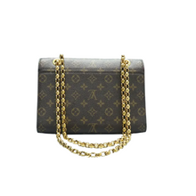 Load image into Gallery viewer, Louis Vuitton Victoire Monogram Canvas Shoulder Bag Brown
