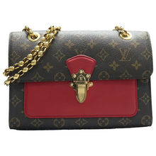 Load image into Gallery viewer, Louis Vuitton Victoire Monogram Canvas Shoulder Bag Brown
