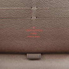 Load image into Gallery viewer, LOUIS VUITTON Zippy Damier Ebene Canvas Wallet Brown
