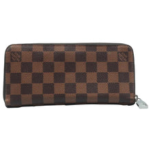 Load image into Gallery viewer, Louis Vuitton Zippy Damier Ebene Canvas Wallet Brown
