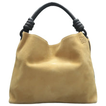 Load image into Gallery viewer, Loewe Flamenco Suede Shoulder Bag  Brown
