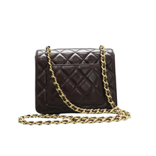 Load image into Gallery viewer, Chanel Leather Shoulder Bag Burgundy
