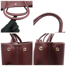 Load image into Gallery viewer, Hermes Garden Party 36 MM Leather Totes Burgundy
