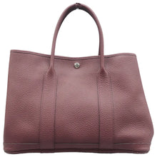 Load image into Gallery viewer, Hermes Garden Party 36 MM Leather Totes Burgundy
