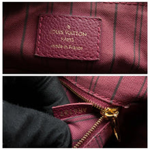 Load image into Gallery viewer, LOUIS VUITTON Speedy 25 Monogram Empreinte leather Satchel Bag Burgundy
