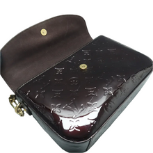 Load image into Gallery viewer, Louis Vuitton Patent Leather Shoulder Bag Burgundy
