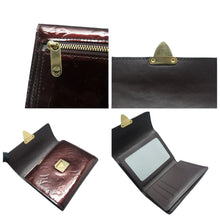Load image into Gallery viewer, Louis Vuitton Patent Leather Wallet Burgundy
