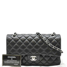 Load image into Gallery viewer, CHANEL Classic Medium Double Flap Quilted Leather front chain look
