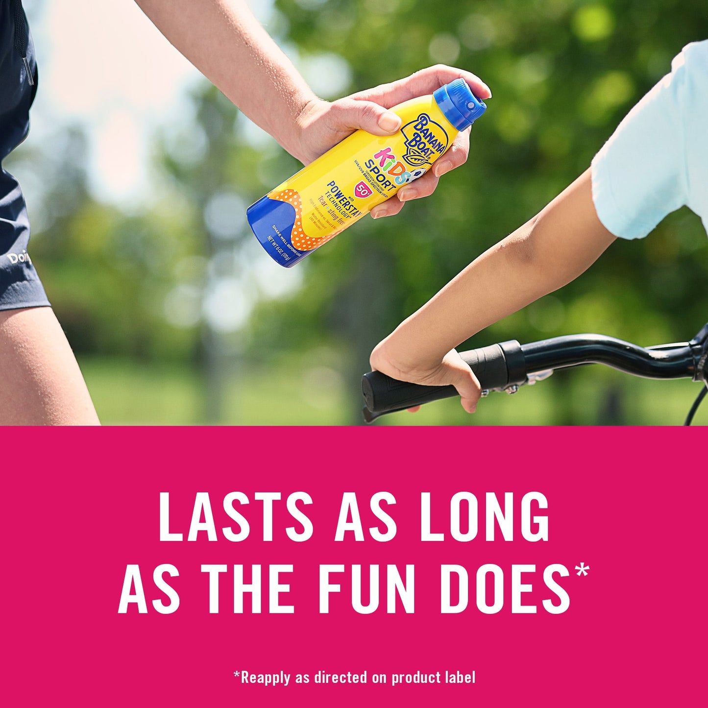 Banana Boat Kids Sport Sunscreen Spray SPF 50, Twin Pack, Kids Sunscreen Spray, Sunblock, 6 oz each