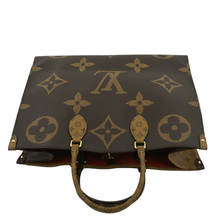 Load image into Gallery viewer, LOUIS VUITTON Onthego GM Giant Monogram Canvas Tote Shoulder Bag Brown
