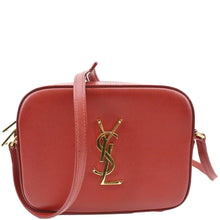 Load image into Gallery viewer, YVES SAINT LAURENT Leather Crossbody Camera Bag Red
