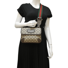 Load image into Gallery viewer, GUCCI Neo Small GG Supreme Canvas Crossbody Bag Beige 501050
