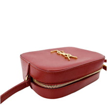 Load image into Gallery viewer, YVES SAINT LAURENT Leather Crossbody Camera Bag Red
