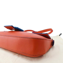 Load image into Gallery viewer, FENDI Monster Eye Baguette Calfskin Leather Crossbody Bag Orange
