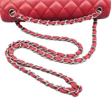 Load image into Gallery viewer, CHANEL Jumbo Classic Double Flap Quilted Leather Shoulder Bag Red
