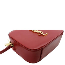 Load image into Gallery viewer, YVES SAINT LAURENT Leather Crossbody Camera Bag Red
