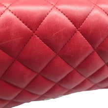 Load image into Gallery viewer, CHANEL Jumbo Classic Double Flap Quilted Leather Shoulder Bag Red
