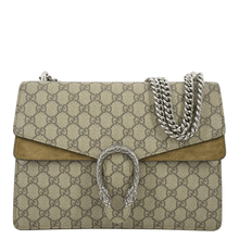 Load image into Gallery viewer, GUCCI Dionysus Medium GG Supreme Monogram Shoulder Bag Beige 403348
