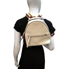 Load image into Gallery viewer, FENDI Leather Backpack Bag White
