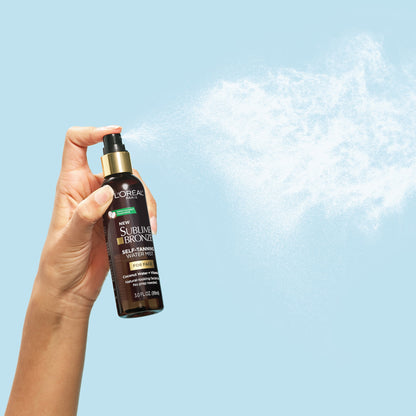 L'Oreal Paris Sublime Bronze Self-Tanning Facial Water Mist, Vitamin E, 3 fl oz