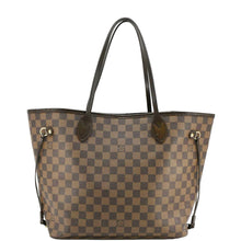 Load image into Gallery viewer, LOUIS VUITTON Neverfull MM Damier Ebene Shoulder Bag Brown
