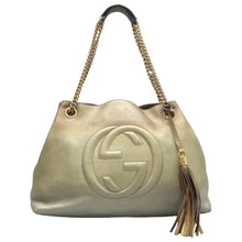 Load image into Gallery viewer, Gucci Soho Leather Shoulder Bag Gold
