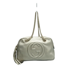 Load image into Gallery viewer, GUCCI Soho Chain Leather Shoulder Bag Gold
