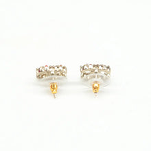 Load image into Gallery viewer, CHANEL CC Beads Metal Earrings Red&amp;Yellow
