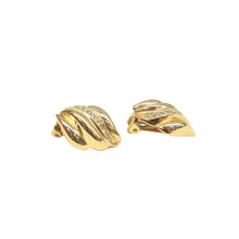 Load image into Gallery viewer, DIOR Crystal Clip-On Earrings Gold
