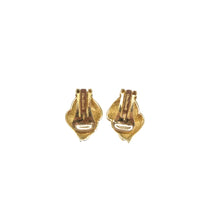 Load image into Gallery viewer, DIOR Crystal Clip-On Earrings Gold
