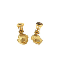 Load image into Gallery viewer, DIOR Crystal Clip-On Earrings Gold
