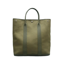 Load image into Gallery viewer, HERMES Garden Party Fabric Tote Bag Green
