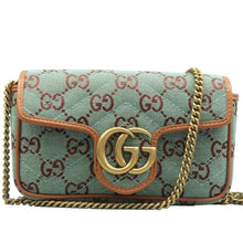 Load image into Gallery viewer, GUCCI GG Marmont Fabric Shoulder Bag Bicolor
