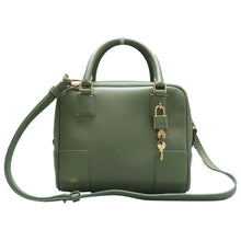 Load image into Gallery viewer, Loewe Amazona Leather Satchel Bag Green
