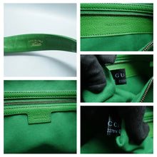 Load image into Gallery viewer, GUCCI  Aphrodite Leather Satchel Bag Green
