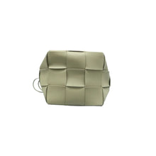 Load image into Gallery viewer, BOTTEGA VENETA Cassette Leather Shoulder Bag Green
