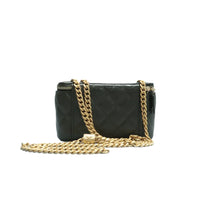 Load image into Gallery viewer, Chanel Quilted Leather Shoulder Bag Green
