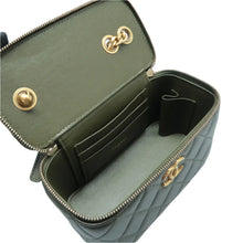 Load image into Gallery viewer, Chanel Quilted Leather Shoulder Bag Green
