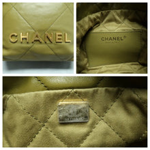 Load image into Gallery viewer, CHANEL 22Bag Leather Shoulder Bag Green
