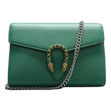 Load image into Gallery viewer, GUCCI Dionysus Chain Wallet Leather Shoulder Bag Green
