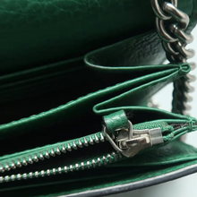 Load image into Gallery viewer, GUCCI Dionysus Chain Wallet Leather Shoulder Bag Green
